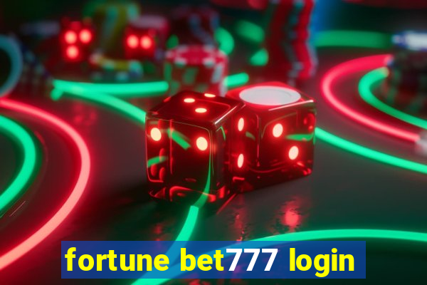 fortune bet777 login