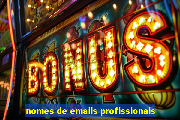 nomes de emails profissionais