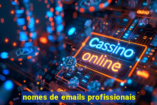 nomes de emails profissionais