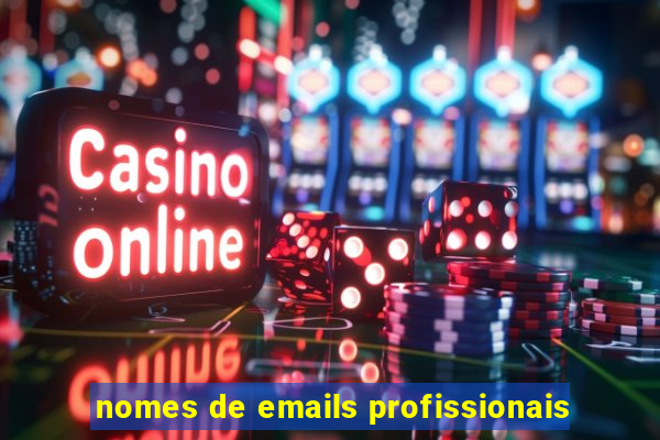 nomes de emails profissionais