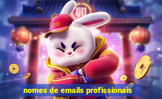 nomes de emails profissionais