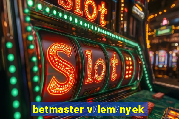 betmaster v茅lem茅nyek