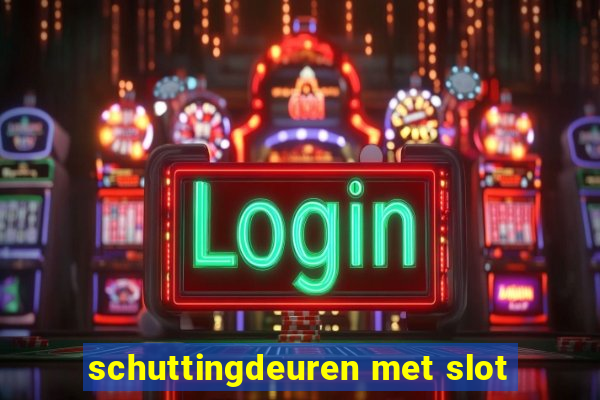 schuttingdeuren met slot