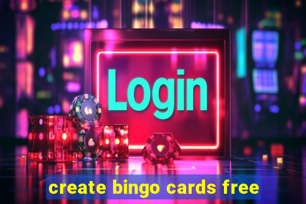 create bingo cards free