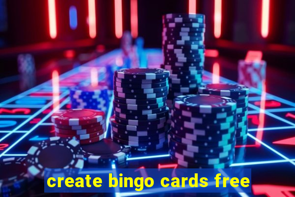 create bingo cards free