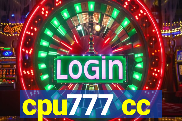 cpu777 cc