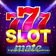 highest payout slot machines