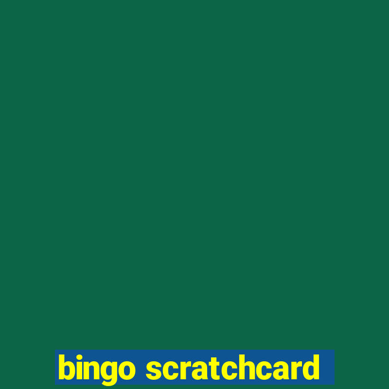 bingo scratchcard