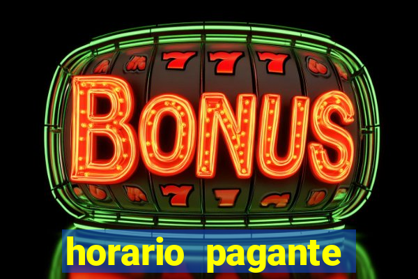 horario pagante fortune tiger