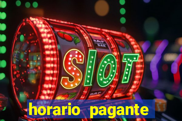 horario pagante fortune tiger