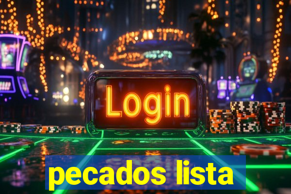 pecados lista