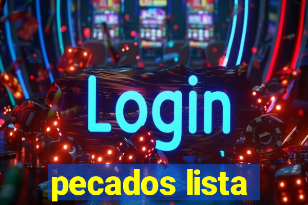 pecados lista