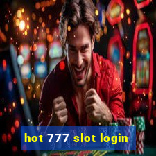 hot 777 slot login