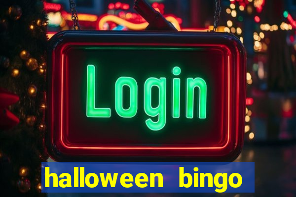 halloween bingo card generator