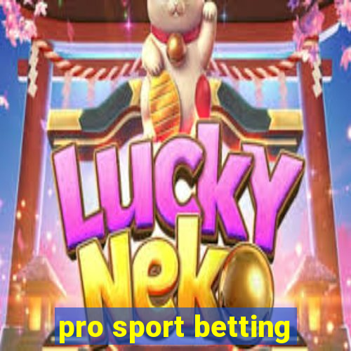 pro sport betting