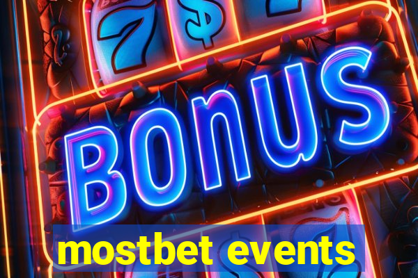 mostbet events