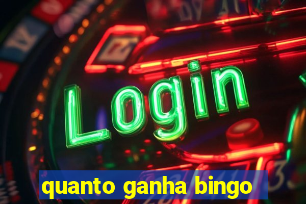 quanto ganha bingo