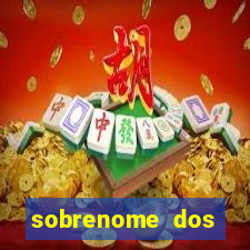 sobrenome dos santos escravos