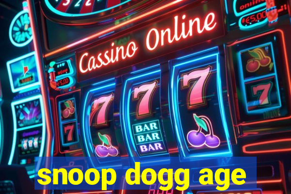 snoop dogg age