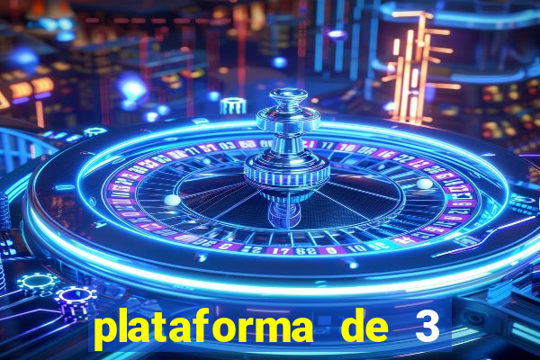 plataforma de 3 reais jogo