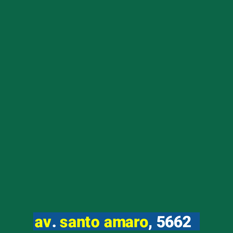 av. santo amaro, 5662