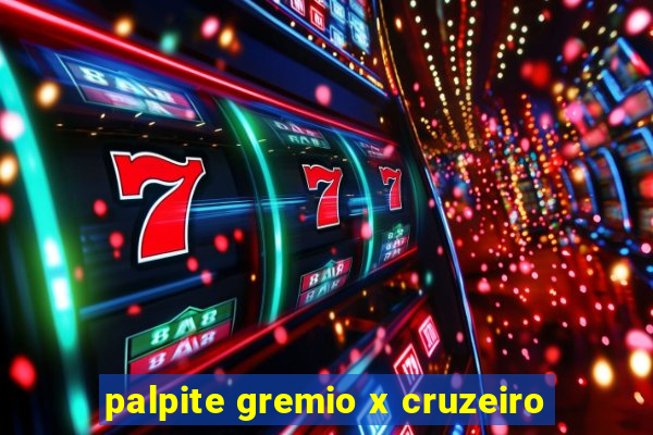 palpite gremio x cruzeiro