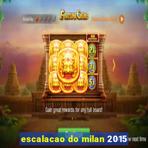 escalacao do milan 2015