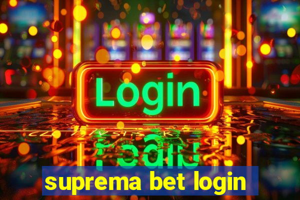 suprema bet login