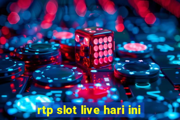 rtp slot live hari ini