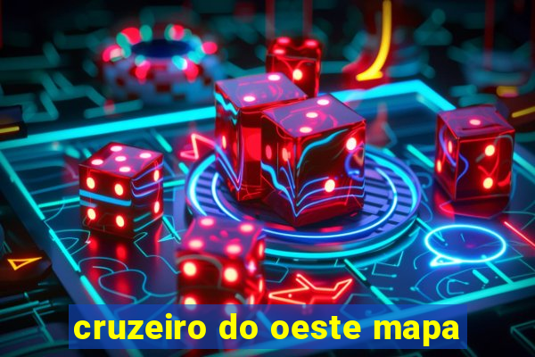 cruzeiro do oeste mapa