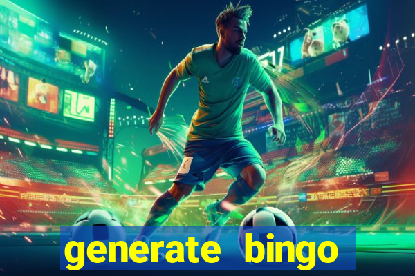 generate bingo cards with pictures