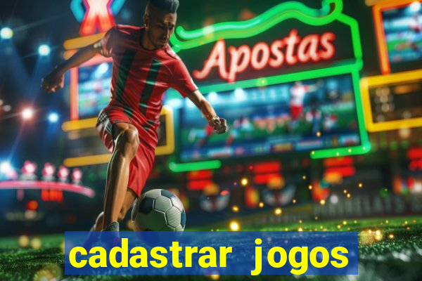 cadastrar jogos online caixa