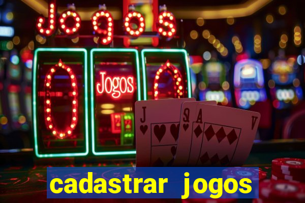 cadastrar jogos online caixa