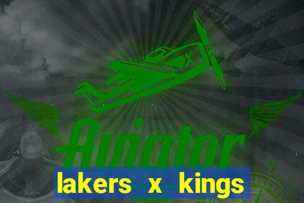 lakers x kings onde assistir