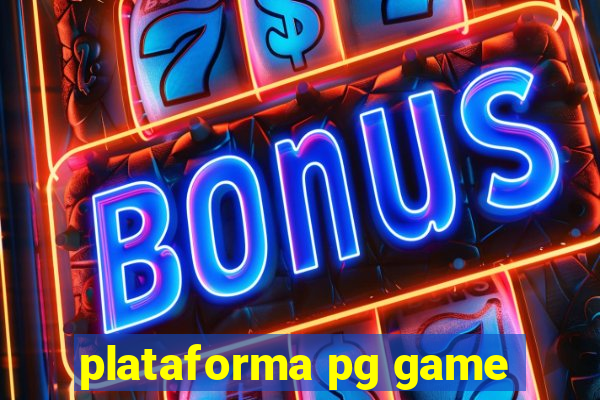 plataforma pg game