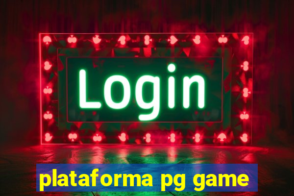 plataforma pg game