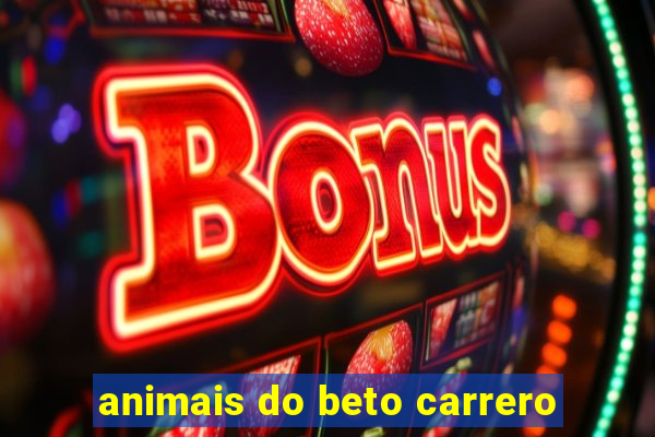 animais do beto carrero