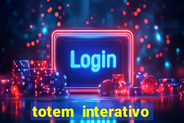 totem interativo touch screen