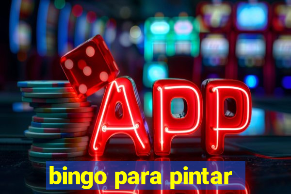 bingo para pintar