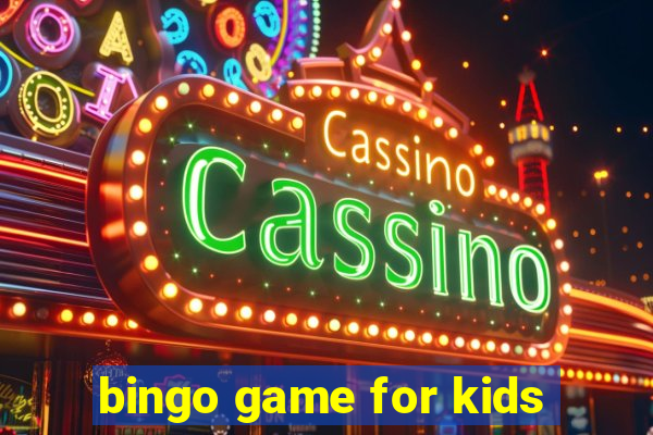 bingo game for kids