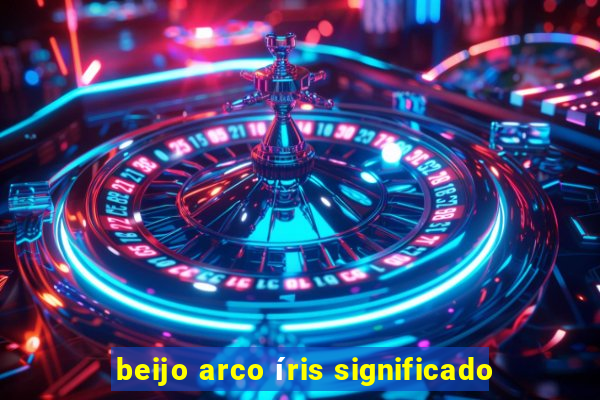 beijo arco íris significado