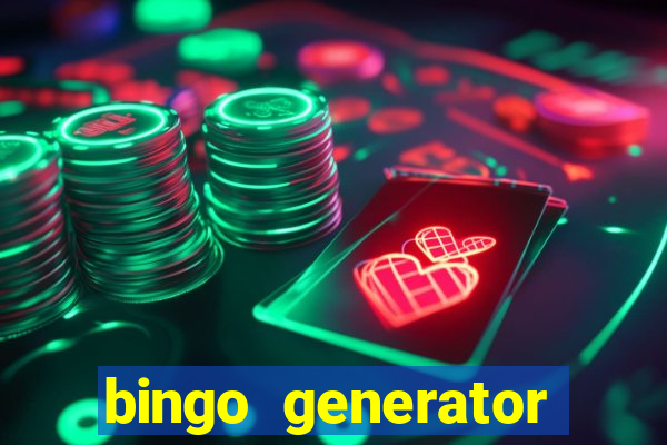 bingo generator with images