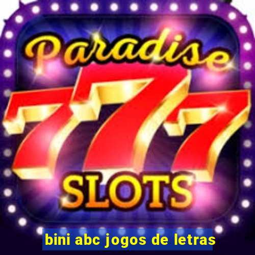 bini abc jogos de letras