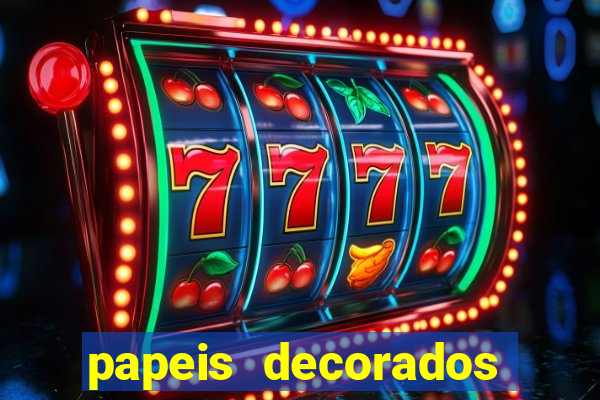 papeis decorados para imprimir