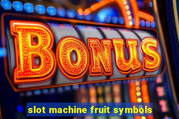 slot machine fruit symbols