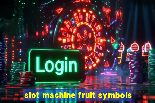 slot machine fruit symbols