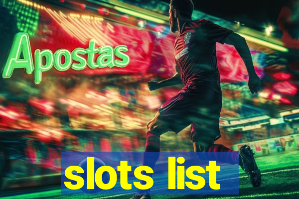 slots list