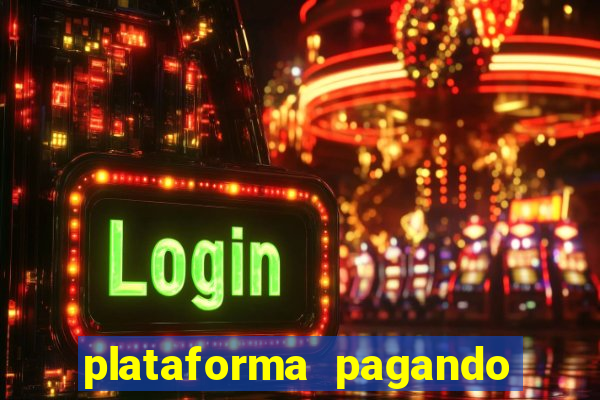 plataforma pagando no cadastro slot