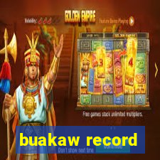 buakaw record