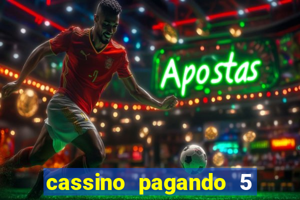 cassino pagando 5 reais no cadastro